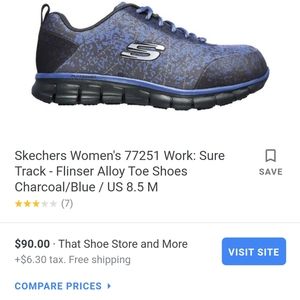 Size 9 Womens work steel toe shoe